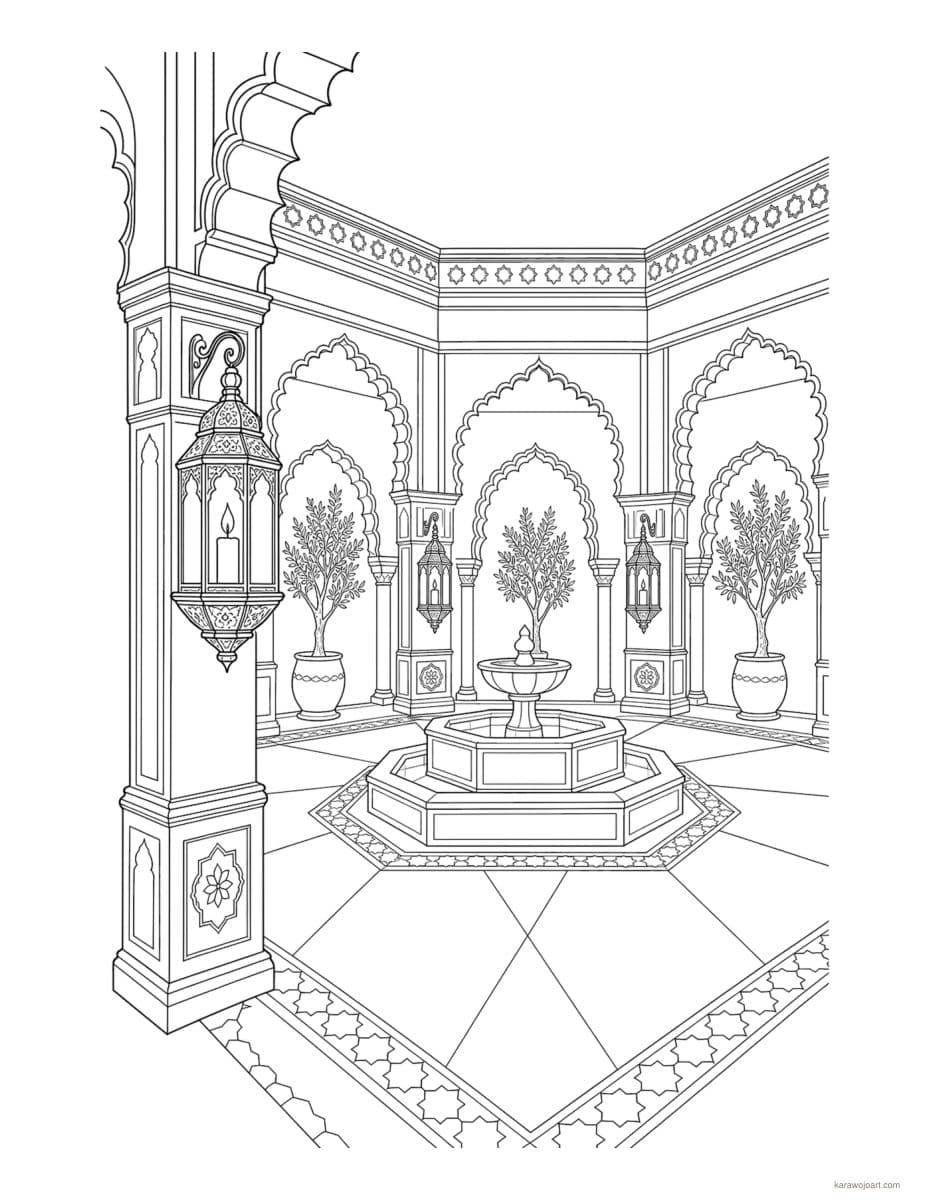 Moroccan Interiors — sample interior page